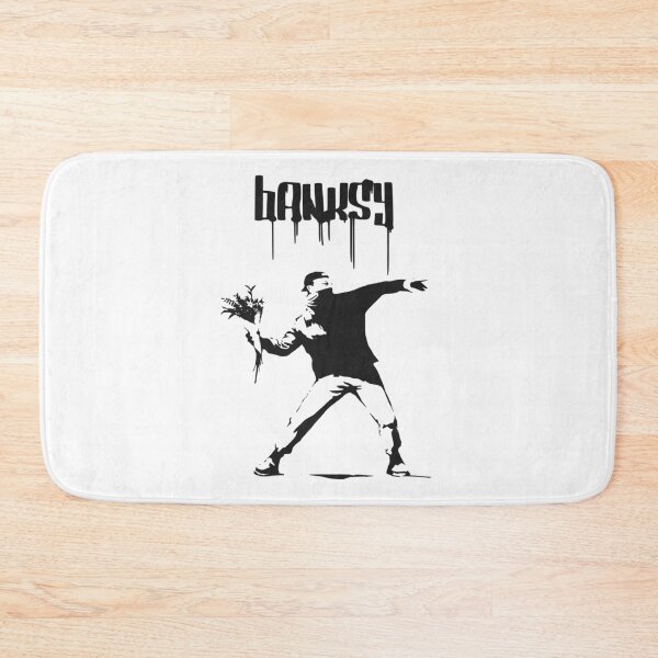 Item preview, Bristol Banksy Flower Thrower Art designed and sold by wow-designs.