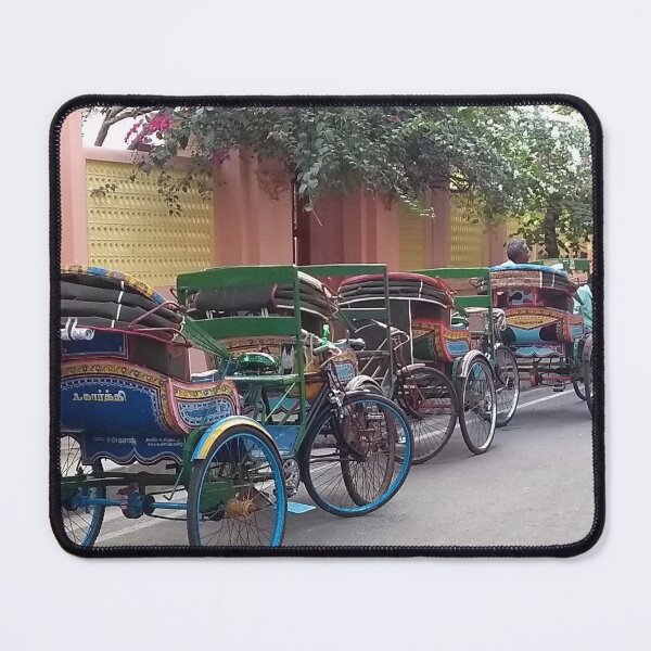 Item preview, Rickshaws in Puducherry, South India designed and sold by SJVarcas.