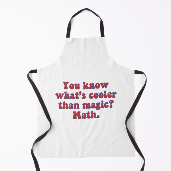 Item preview, You know what's cooler than magic? math quote solid designed and sold by Jaymesarah.