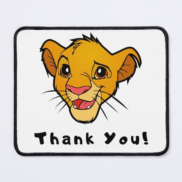 Item preview, Thank you - The Lion King - Simba designed and sold by RotemButzian.