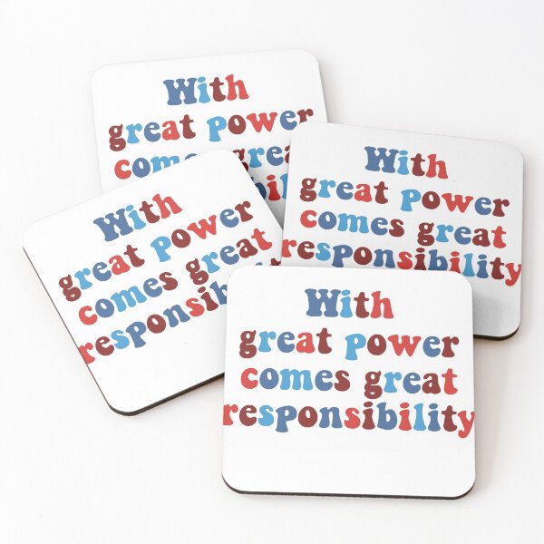 Item preview, With great power comes great responsibility spider quote uncle ben designed and sold by Jaymesarah.