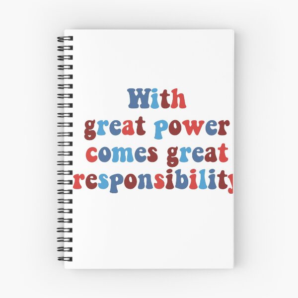 Item preview, With great power comes great responsibility spider quote uncle ben designed and sold by Jaymesarah.