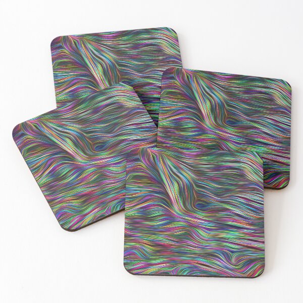 Item preview, Abstract colourful wiggly lines designed and sold by Edpod.