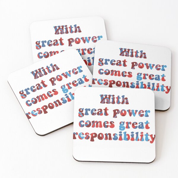 Item preview, With great power comes great responsibility spider quote marble swirl designed and sold by Jaymesarah.