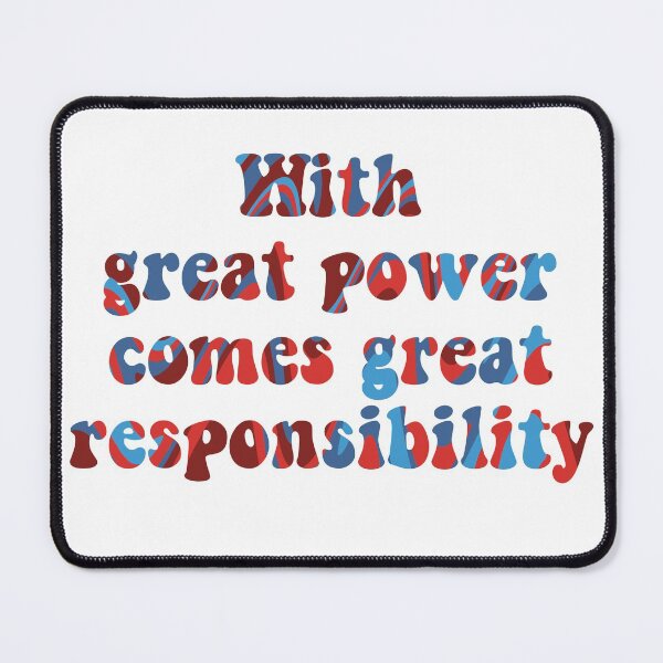 Item preview, With great power comes great responsibility spider quote marble swirl designed and sold by Jaymesarah.