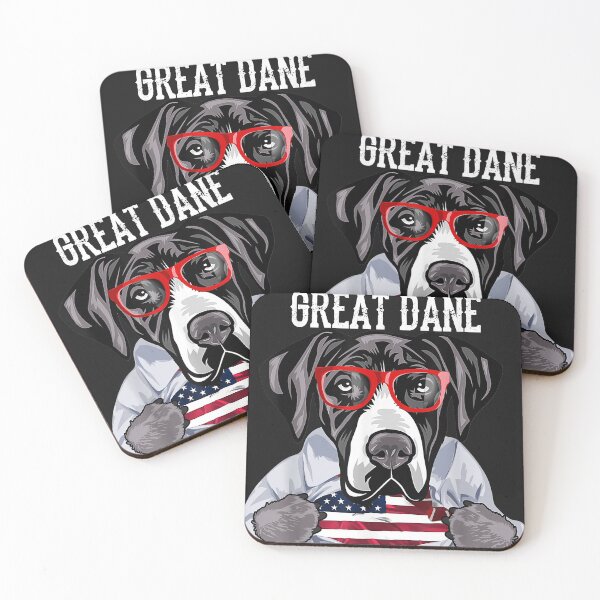 Item preview, Great Dane Dad American Flag USA Patriotic T-Shirt Copy designed and sold by TarinParnell12.
