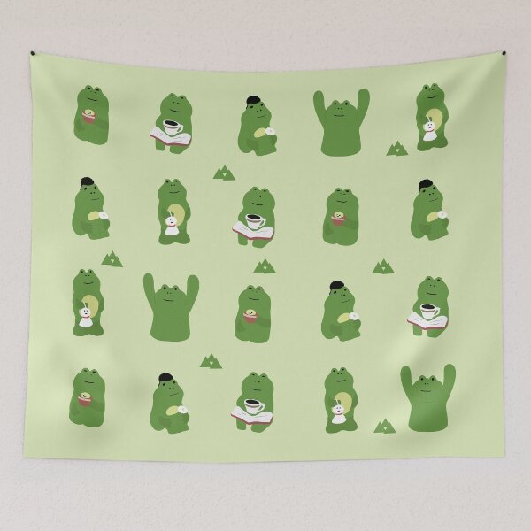 Item preview, Cute frog pattern designed and sold by Bella510.