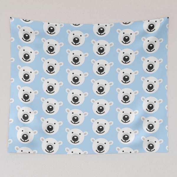 Item preview, Cute Polar Bear Face designed and sold by VicEllisArt.