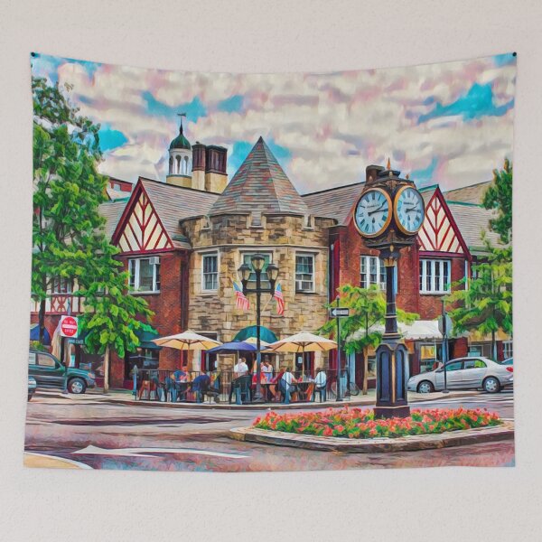 Item preview, Scarsdale Streets, New York designed and sold by Sofia-Draws.