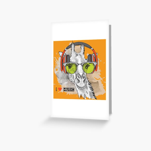 Item preview, Giraffe, I Love Music designed and sold by jothi-designers.