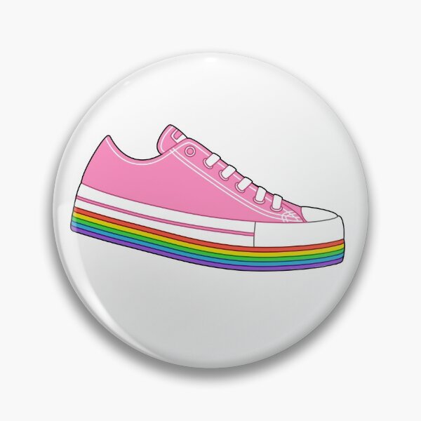 Item preview, Pink Rainbow Platform Shoes designed and sold by MadeByBeata.