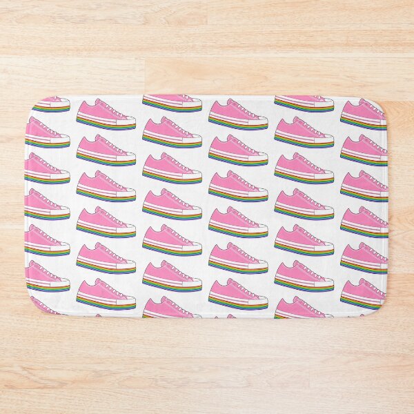 Item preview, Pink Rainbow Platform Shoes designed and sold by MadeByBeata.