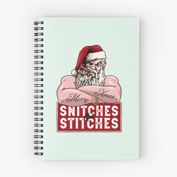 Item preview, Funny Snitches Get Stitches Xmas Elf    designed and sold by SWEETSOUTHERNS.
