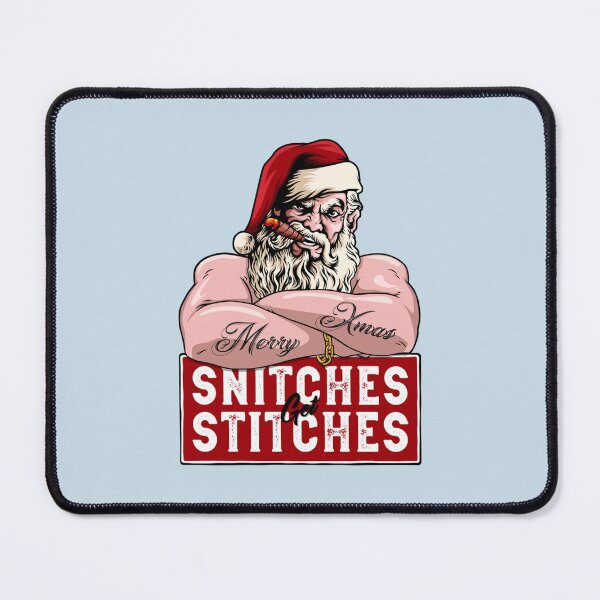 Item preview, Funny Snitches Get Stitches Xmas Elf    designed and sold by SWEETSOUTHERNS.