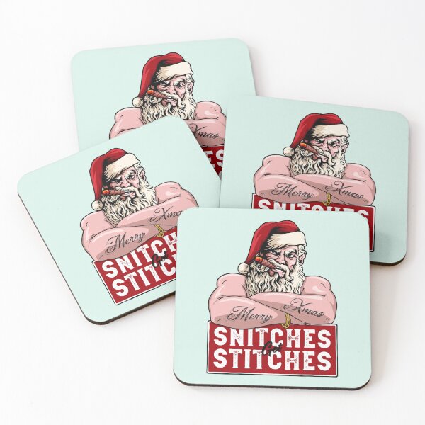 Item preview, Funny Snitches Get Stitches Xmas Elf    designed and sold by SWEETSOUTHERNS.