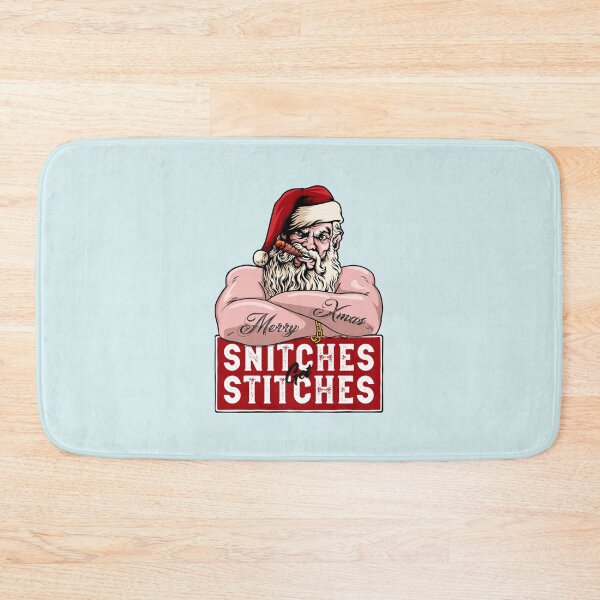 Item preview, Funny Snitches Get Stitches Xmas Elf    designed and sold by SWEETSOUTHERNS.