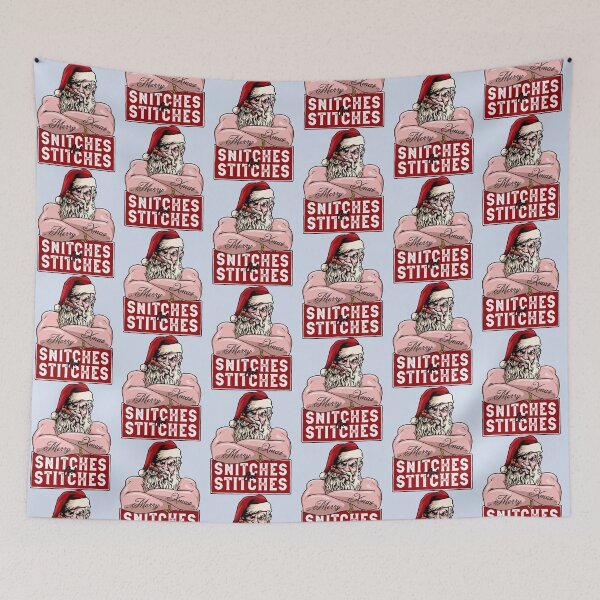 Item preview, Funny Snitches Get Stitches Xmas Elf    designed and sold by SWEETSOUTHERNS.