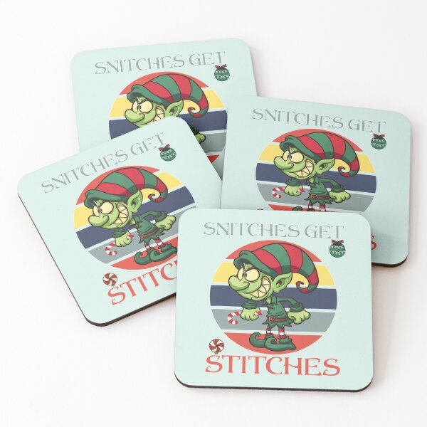 Item preview, Snitches Get Stitches - Funny Christmas Premium   designed and sold by SWEETSOUTHERNS.