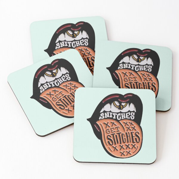 Item preview, Snitches Get Stitches designed and sold by SWEETSOUTHERNS.