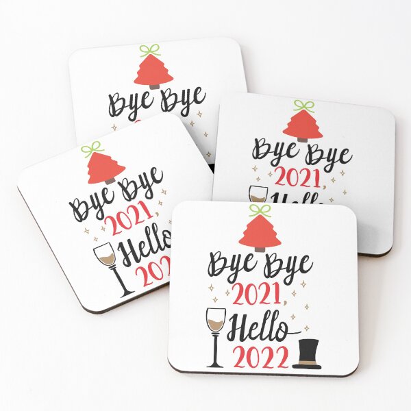 Item preview, funny t-shirt Bye Bye 2021 hello 2022! designed and sold by crazybaks.