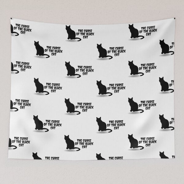 Item preview, The Curse of The Black Cat | Scary Cat designed and sold by araeesha0315.