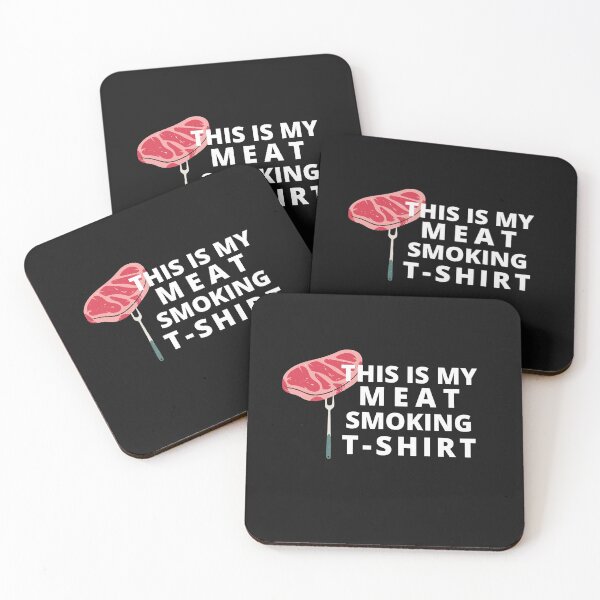 Item preview, This is My Meat Smoking Funny Quote designed and sold by Paper Hearteu.