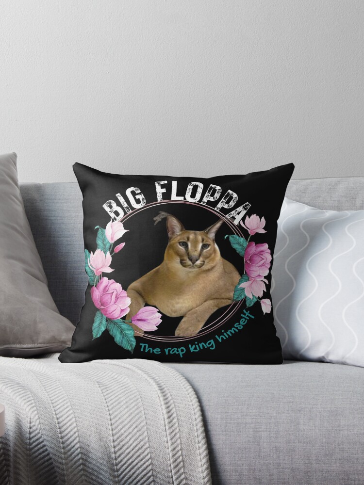 Zabloing Cat Meme - Zabloing Floppa Cat - Pillow
