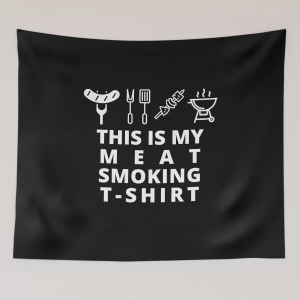 Item preview, This is My Meat Smoking Grill Quotes designed and sold by Paper Hearteu.