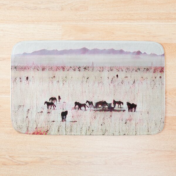 Item preview, Wild horses near Luderitz in Namibia designed and sold by ReachForArt.