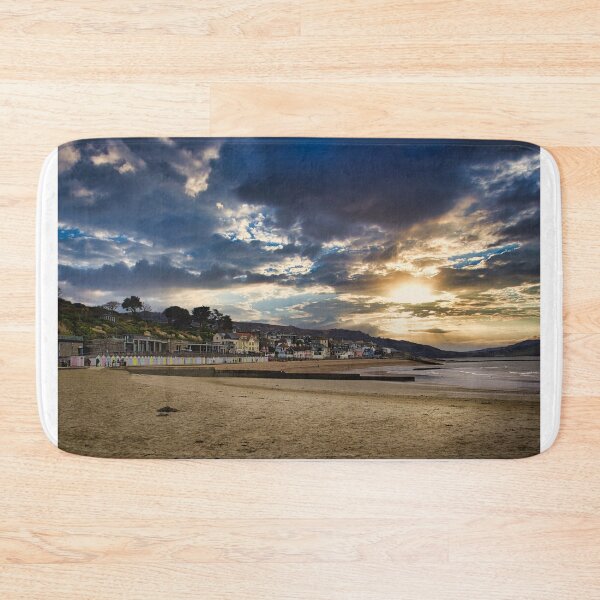 Item preview, Lyme Regis beach front in December designed and sold by Ann Biddlecombe.