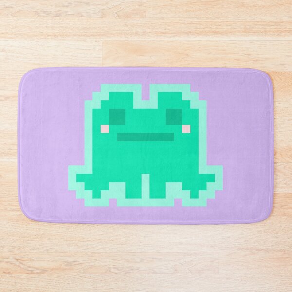 Item preview, Tiny Cyan Pensive Pixel Frog designed and sold by rin3d .