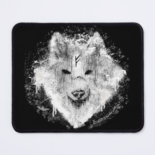 Item preview, Dark-item compatible Fenrir norse viking wolf designed and sold by waywardfoxkit.