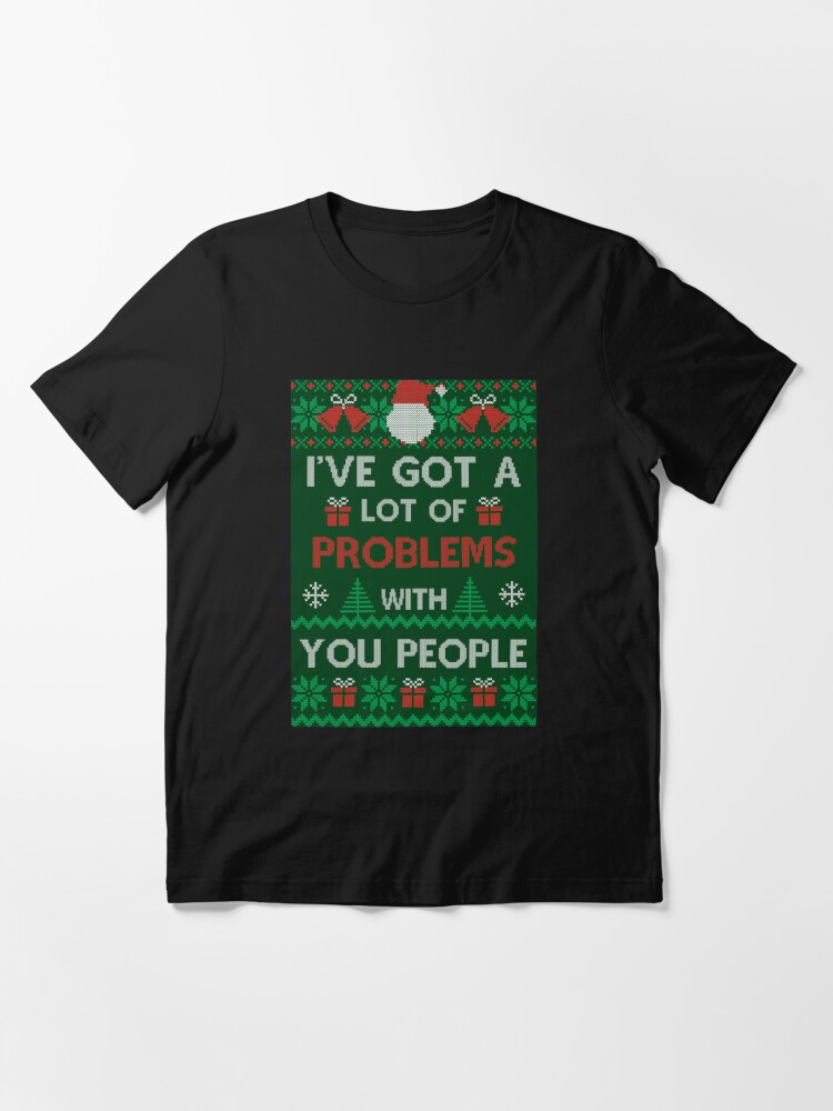 Festivus Sweater - I_ve Got A Lot Of Problems With You People - Frank  Costanza  Leggings for Sale by EganRoberts8