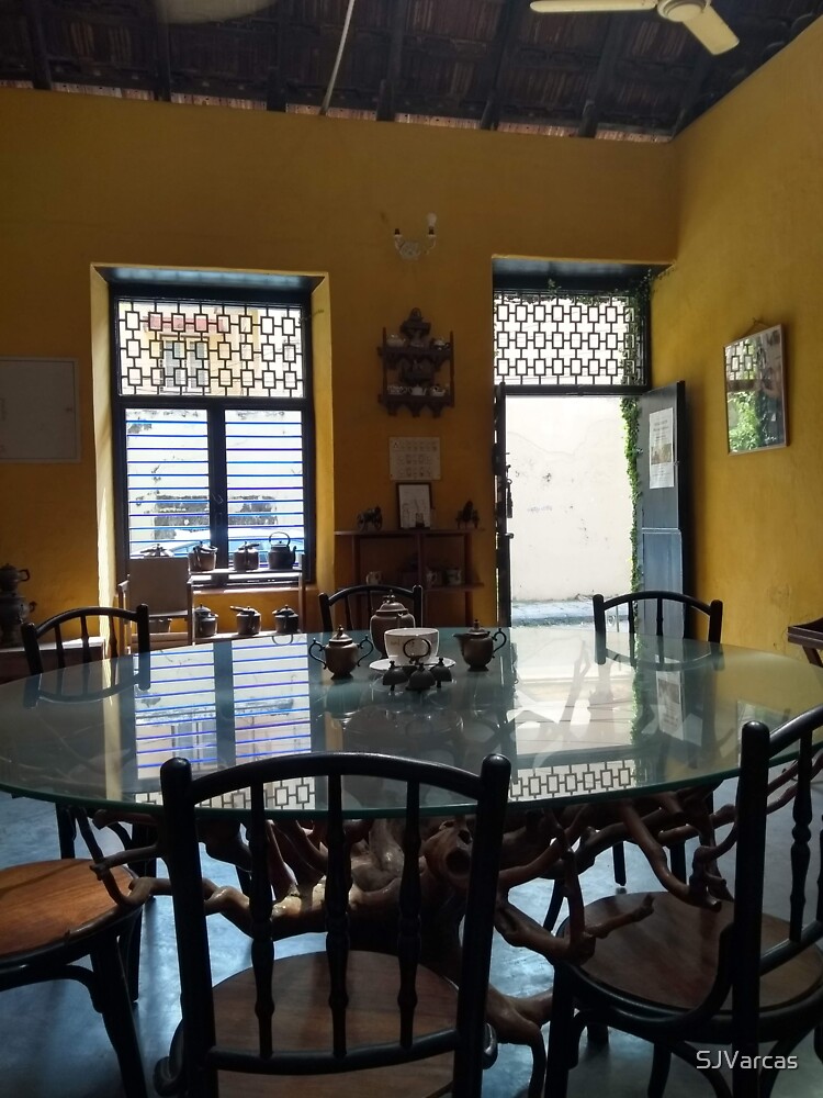 "The Teapot Cafe, Fort Cochin, Kerala" Sticker for Sale by SJVarcas Redbubble