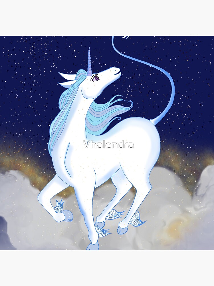 One light, one hope, the last unicorn by Vhalendra