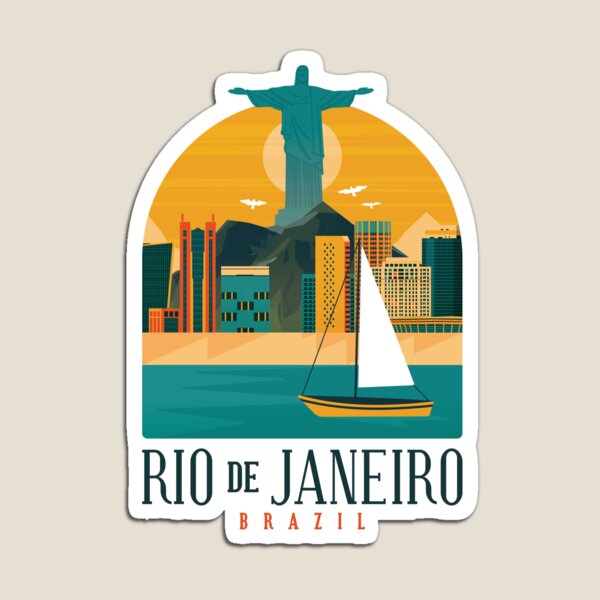 Artikel-Vorschau von Rio De Janeiro Skyline Shirt, Rio De Janeiro Skyline, Brasilien Skyline T-Shirt, designt und verkauft von lifecareful.