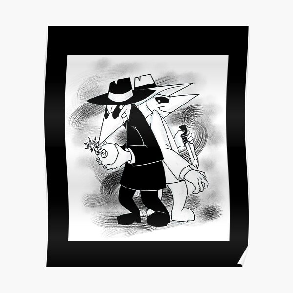 "Spy Vs Spy" Poster for Sale by IQTees Redbubble