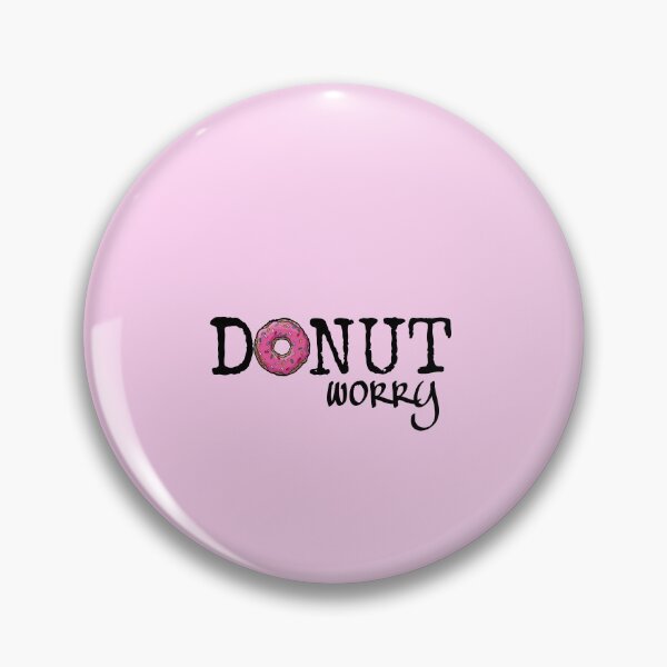 Item preview, Donut Worry Black designed and sold by TheArtAngels.