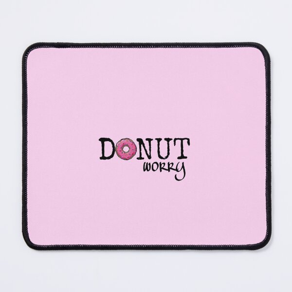 Item preview, Donut Worry Black designed and sold by TheArtAngels.