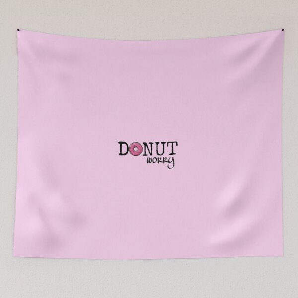 Item preview, Donut Worry Black designed and sold by TheArtAngels.