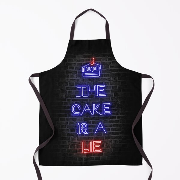 Item preview, The Cake Is A Lie Print Wall Art designed and sold by Nerd Shizzle.