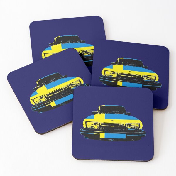 Item preview, Saab 900 Turbo 1980s classic car monoblock flag designed and sold by soitwouldseem.