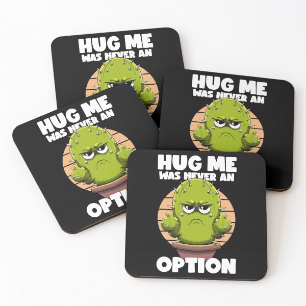 Item preview, Not a hugger Cactus designed and sold by Lambo-Designs.