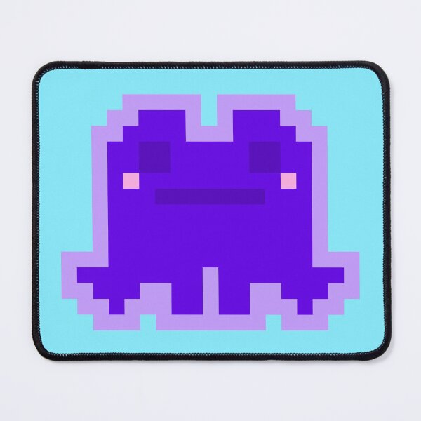 Item preview, Tiny Purple Pensive Pixel Frog designed and sold by rin3d .