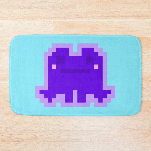 Item preview, Tiny Purple Pensive Pixel Frog designed and sold by rin3d .