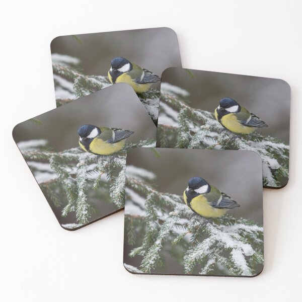 Item preview, The Snowy Spruce and  the Great tit designed and sold by Jouko Lehto Photography.