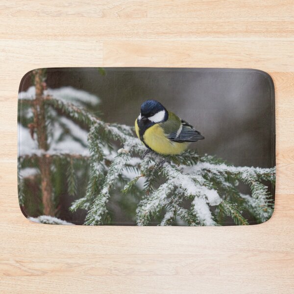 Item preview, The Snowy Spruce and  the Great tit designed and sold by Jouko Lehto Photography.