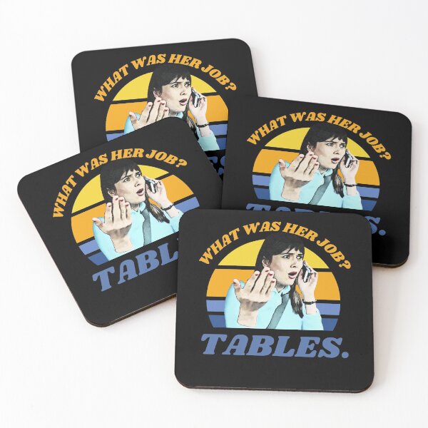 Item preview, I Think You Should Leave Dirty Tables, Her Job is Tables, ITYSL, ithinkyoushouldleave, funny tables sketch, sketch comedy designed and sold by cutequirkystuff.