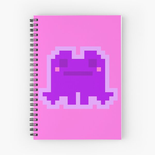 Item preview, Tiny Purplish Pink Pensive Pixel Frog designed and sold by rin3d .