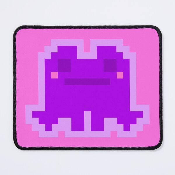 Item preview, Tiny Purplish Pink Pensive Pixel Frog designed and sold by rin3d .